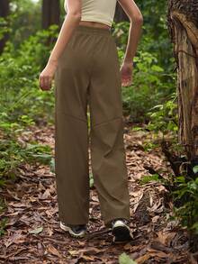 In My Nature Women's Fashionable Versatile Outdoor Pants - Khaki - View 5