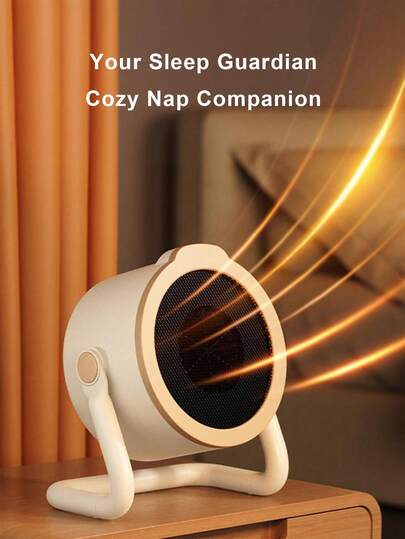 Teckwe 桌面取暖器，家用小型办公室宿舍桌面便携式电暖器，快速加热取暖器