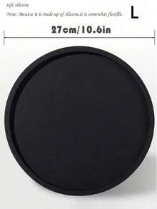 1pc/3pcs Round Marble Pattern Storage Tray, Bathroom Organizer Rack, Easy To Clean, Candle/Fragrance Holder, Silicone Vanity Tray, Jewelry Dish, Ideal For Liquid Soap, Shampoo, Spice Jars, Vase Mat In Home, Bathroom, Kitchen, Living Room, Coffee Table, Dining Room Plates Plate Kitchen Decor Trays Fruit Tray Tray Decor Gifts Birthday Graduation