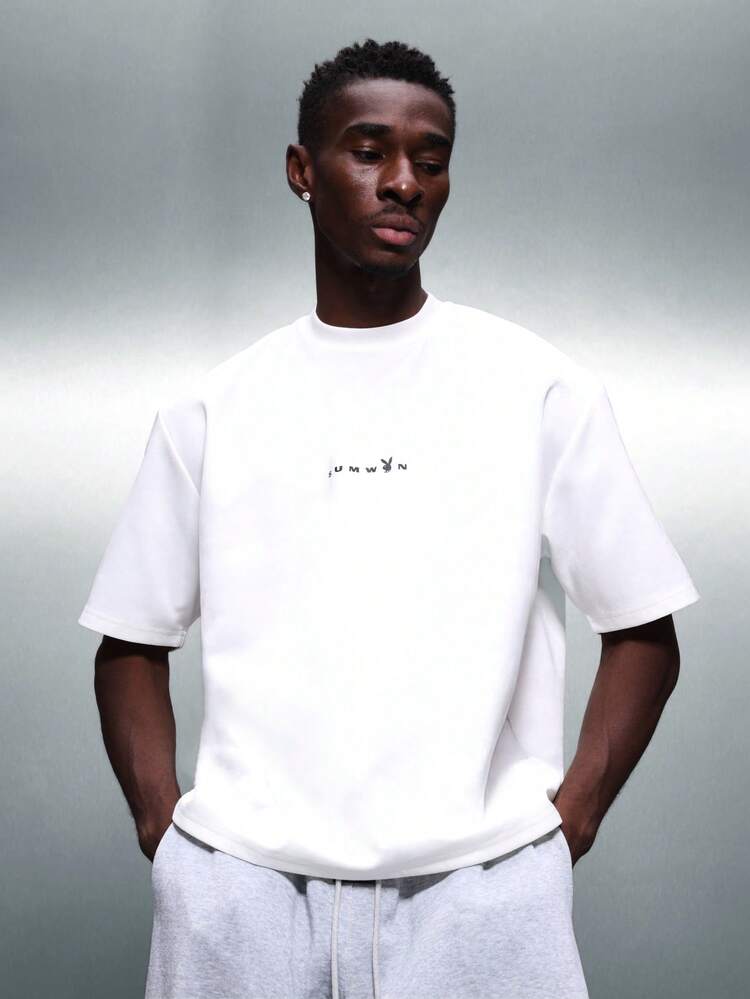 PLAYBOY X SUMWON Crop Fit T-Shirt With Back Print