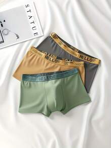 Velminro 男士字母腰带休闲舒适平角内裤 - 彩色 - 查看 1