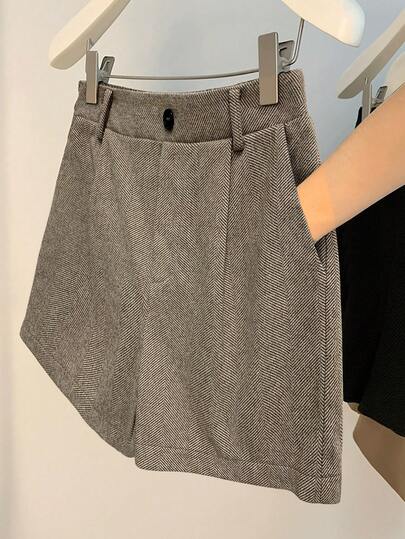 GlowEve 女士编织休闲度假秋冬短裤