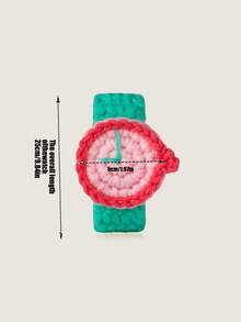 Joivida 1pc Handmade Knitted Woolen Mini Watches - Creative Gift Bracelets For Couples (Men & Women),Suitable For Christmas And Valentine's Day - Multicolor - View 17