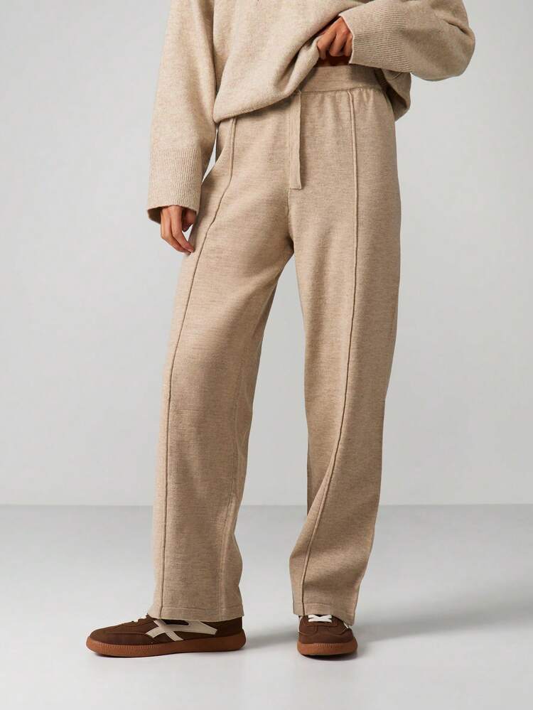 MISSGUIDED Pantaloni jogger a costine con gamba dritta per un abbigliamento comodo e casual da indossare in casa e tutti i giorni
