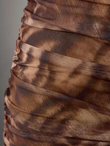 Swim Lushoire غطاء قصير بطبعة نمر أنيق وجذاب للنساء - متعدد الألوان - مشاهدة 10