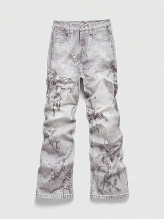 Street Life Jeans vaqueros casuales estampados para hombres