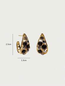 Glisma 18K Gold Plated Earrings, Minimalist & Fashionable - Yellow Gold - View 6