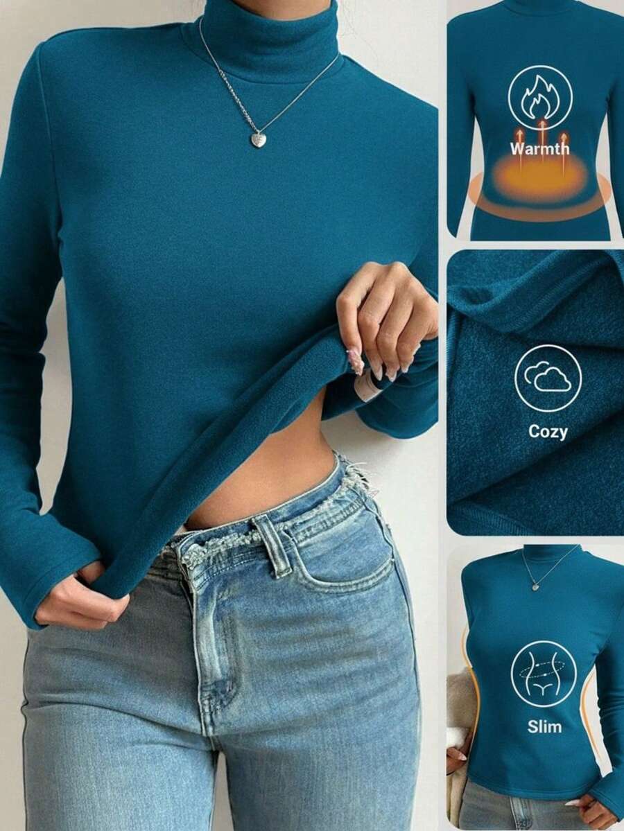 Women Blouses - Emerald Green - View 1