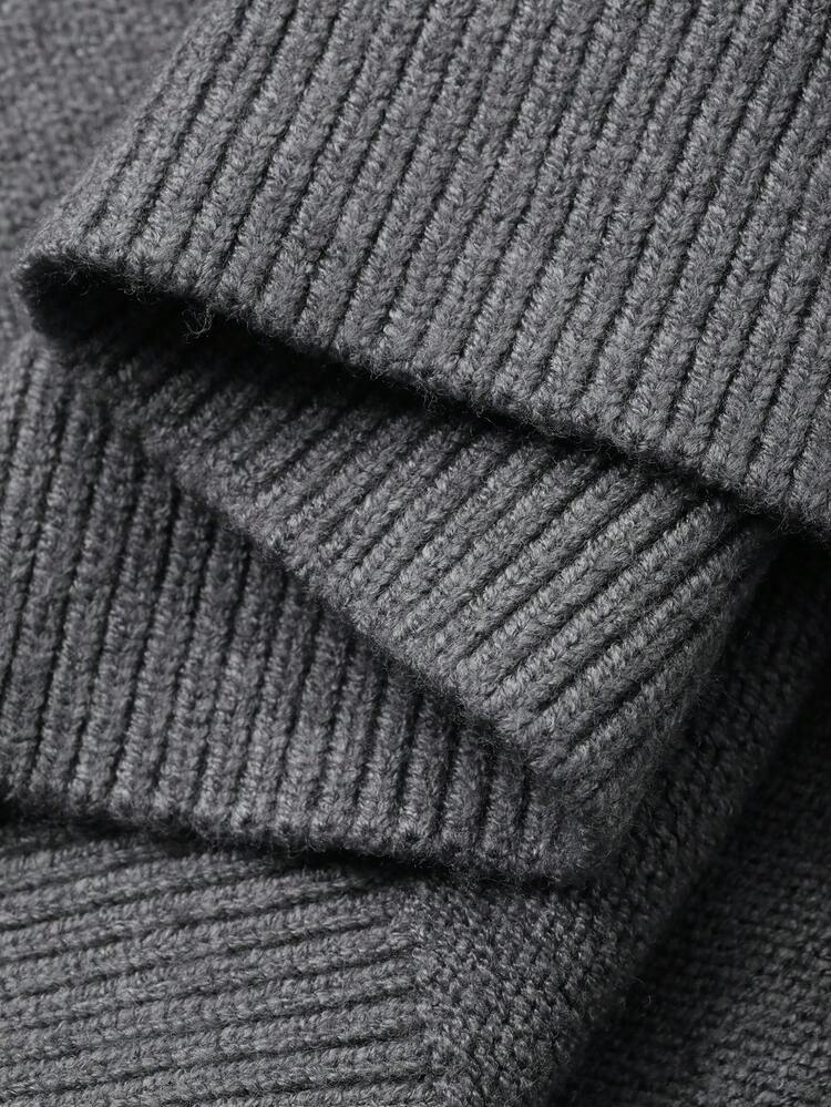 Patchwork Contrast Color Ruffle Off-Shoulder Elegant Knit Sweater For Women, Autumn/Winter