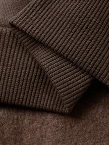 DAZY Kids Fall Casual Pullover Sweatshirt - Brown - View 6