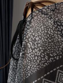 Bellisia 女士沙滩度假休闲印花系带罩裙波西米亚风夏季沙滩波西米亚风 - 彩色 - 查看 3