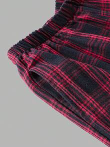 Sparklyn Set de 2 pantalones holgados a cuadros versátiles y casuales para adolescentes, adecuados para la escuela, el uso diario y el uso en la calle