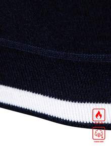 Manfinity Mode Men's Casual Knit Thermal Lined Pullover Sweater For Autumn/Winter, Long Sleeve Top