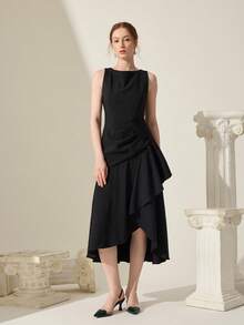 CUCCOO CHICEST Giày cao gót mũi nhọn thanh lịch thời trang dành cho nữ - Màu xanh lá cây đậm - Xem 3