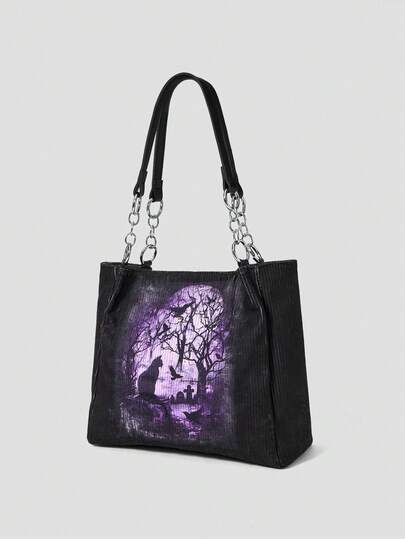 Grunge Punk Fashionable Women's Handbag Shoulder Bag