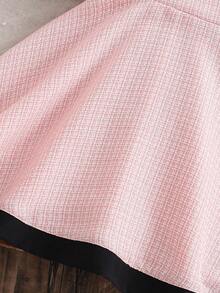 Elladie kids 两件套女童无袖连衣裙和长袖蝴蝶结装饰外套套装 - 粉色 - 查看 5