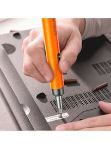 46-In-1 Cordless Electric Screwdriver Set With 38 Magnetic Precision Drill Bits, Rechargeable Lithium Battery With USB Power, Multipurpose Repair Tool Kit For Smartphones, Laptops, Cameras, Watches, Electronics