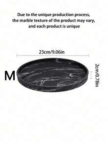 1pc/3pcs Round Marble Pattern Storage Tray, Bathroom Organizer Rack, Easy To Clean, Candle/Fragrance Holder, Silicone Vanity Tray, Jewelry Dish, Ideal For Liquid Soap, Shampoo, Spice Jars, Vase Mat In Home, Bathroom, Kitchen, Living Room, Coffee Table, Dining Room Plates Plate Kitchen Decor Trays Fruit Tray Tray Decor Gifts Birthday Graduation