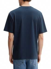 Hugo Boss Thinking Men's T-Shirts Navy Blue - Navy Blue - View 2