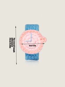 Joivida 1pc Handmade Knitted Woolen Mini Watches - Creative Gift Bracelets For Couples (Men & Women),Suitable For Christmas And Valentine's Day - Multicolor - View 7