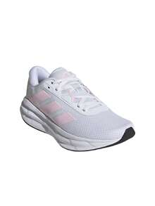 Adidas حذاء جري للنساء جالاكسي 7 بلون أبيض سحابي / وردي فاتح / أسود أساسي رقم ID8762 - أبيض - مشاهدة 2