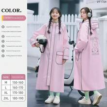 SHEIN 1 chiếc áo mưa dài toàn thân dành cho nữ, chống thấm nước và chắn gió, bảo vệ khỏi mưa lớn, trang phục đi mưa cho hoạt động ngoài trời như leo núi, cắm trại và đi dạo phố. Áo khoác mưa chất lượng cao cho các hoạt động ngoài trời, mùa hè mát mẻ, đi biển và du lịch. - Nhiều màu - Xem 6