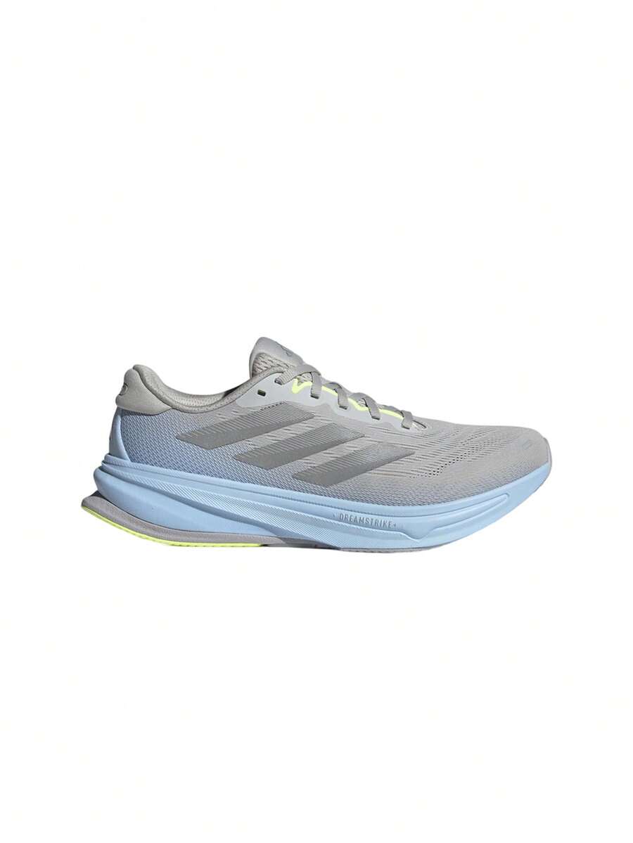 Adidas Supernova Rise 2 Men Running Shoes Grey Two / Matte Silver / Glow Blue JS3046 - Light Grey - View 1