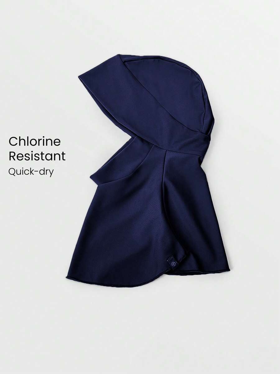 GLOWMODE Swimming Chlorine-Resistant Hijab  Holiday Vocation Wear - Dark Blue - View 1