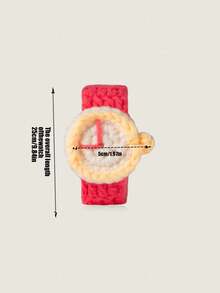 Joivida 1pc Handmade Knitted Woolen Mini Watches - Creative Gift Bracelets For Couples (Men & Women),Suitable For Christmas And Valentine's Day - Multicolor - View 10