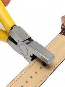 1PC Universal Handheld Belt Punch Tool For Belts, Shoelaces, Watch Straps, Men's Valentine's Day, Valentine's Day Wedding, Birthday, Pliers, Tools, Binder Clips, DIY Leathercraft, And Repair - Multicolor - View 6