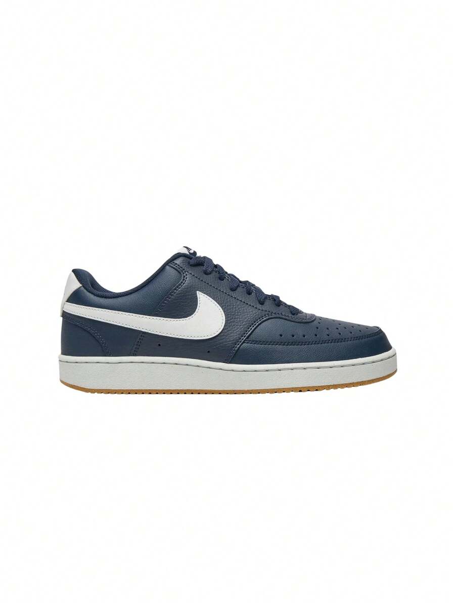 Nike Court Vision 男士运动鞋 黑曜石黑/生胶浅棕色/峰白 FZ5547-400 - 黑曜石/淺棕色/峰白 - 查看 1