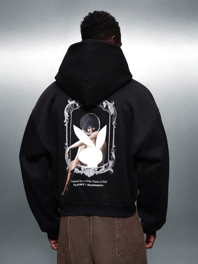 PLAYBOY X SUMWON Hoodie With Drawstring And Centre Pocket