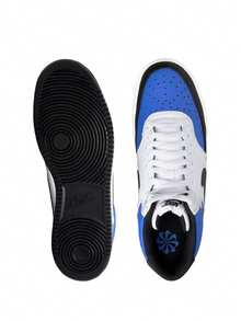 Nike Court Vision Men's Sneakers Game Royal/White/Black FQ8740-480 - Game Royal/White/Black - View 5