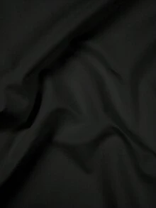 EMERY ROSE Camiseta casual holgada de mujer con cuello en V a rayas y manga corta - Negro - Ver 5