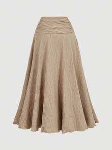 SHEIN MOD 2件套 女士提花吊带上衣和裙子 - 咖啡棕 - 查看 8