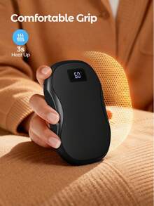 Teckwe ¡Calor para llevar! Calentador de manos recargable por USB, calentador de bolsillo portátil, regalos para Navidad, al aire libre, caza, golf, accesorios de camping, regalos de Navidad, calentadores de manos, regalos para hombres, rellenos de calcetines, calentadores de manos recargables - Multicolor - Ver 2