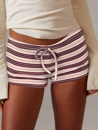 Athîral Randiga jerseyshorts för kvinnor