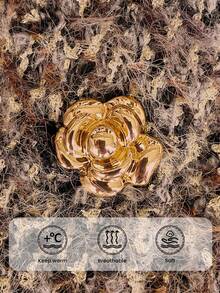 Firerie Oshea 棕色小香风夹克女2025新款春秋收腰修身金扣帅气羊毛外套系列 Oshea 棕色小香风夹克女2025新款春秋收腰修身金属扣帅气羊毛外套 粗花呢夹克女 女士粗花呢夹克 粗花呢西装外套女 棕色西装外套 棕色粗花呢夹克