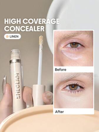 Like Magic 12Hr Full Coverage Concealer-Linen Matte Liquid Concealer Correcteur De Couleur éClaircissant Longue DuréE Anti-Cernes Hydratant Longue DuréE Toute La JournéE Anti-Cernes NoëL Hiver Marque Beauté Visage Maquillage CosméTique Pour Femmes Filles Parfait Pour Hiver IdéAl Pour Y2K ÉLéGant Mode Adapté Pour Anniversaire Xmas Cadeau FêTe PrêT Meilleure Couleur