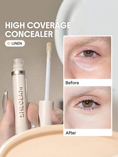 Like Magic 12Hr Full Coverage Concealer-Linen Matte Liquid Concealer Correcteur De Couleur éClaircissant Longue DuréE Anti-Cernes Hydratant Longue DuréE Toute La JournéE Anti-Cernes NoëL Hiver Marque Beauté Visage Maquillage CosméTique Pour Femmes Filles Parfait Pour Hiver IdéAl Pour Y2K ÉLéGant Mode Adapté Pour Anniversaire Xmas Cadeau FêTe PrêT Meilleure Couleur