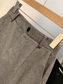 GlowEve 女士编织休闲度假秋冬短裤 - 棕色 - 查看 5