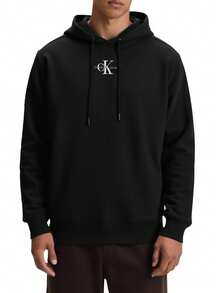 Calvin Klein Men's Hoodie Black - Black - View 1