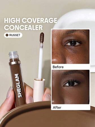 Like Magic 12Hr Full Coverage Concealer-Russet Matte Liquid Concealer Correcteur De Couleur éClaircissant Longue DuréE Anti-Cernes Hydratant Longue DuréE Toute La JournéE Et Sans Poids Anti-Cernes NoëL Hiver Marque Beauté Visage Maquillage CosméTique Pour Femmes Filles Parfait Pour Hiver IdéAl Pour Y2K ÉLéGant Mode Adapté Pour Anniversaire Cadeau FêTe PrêT Meilleure Couleur