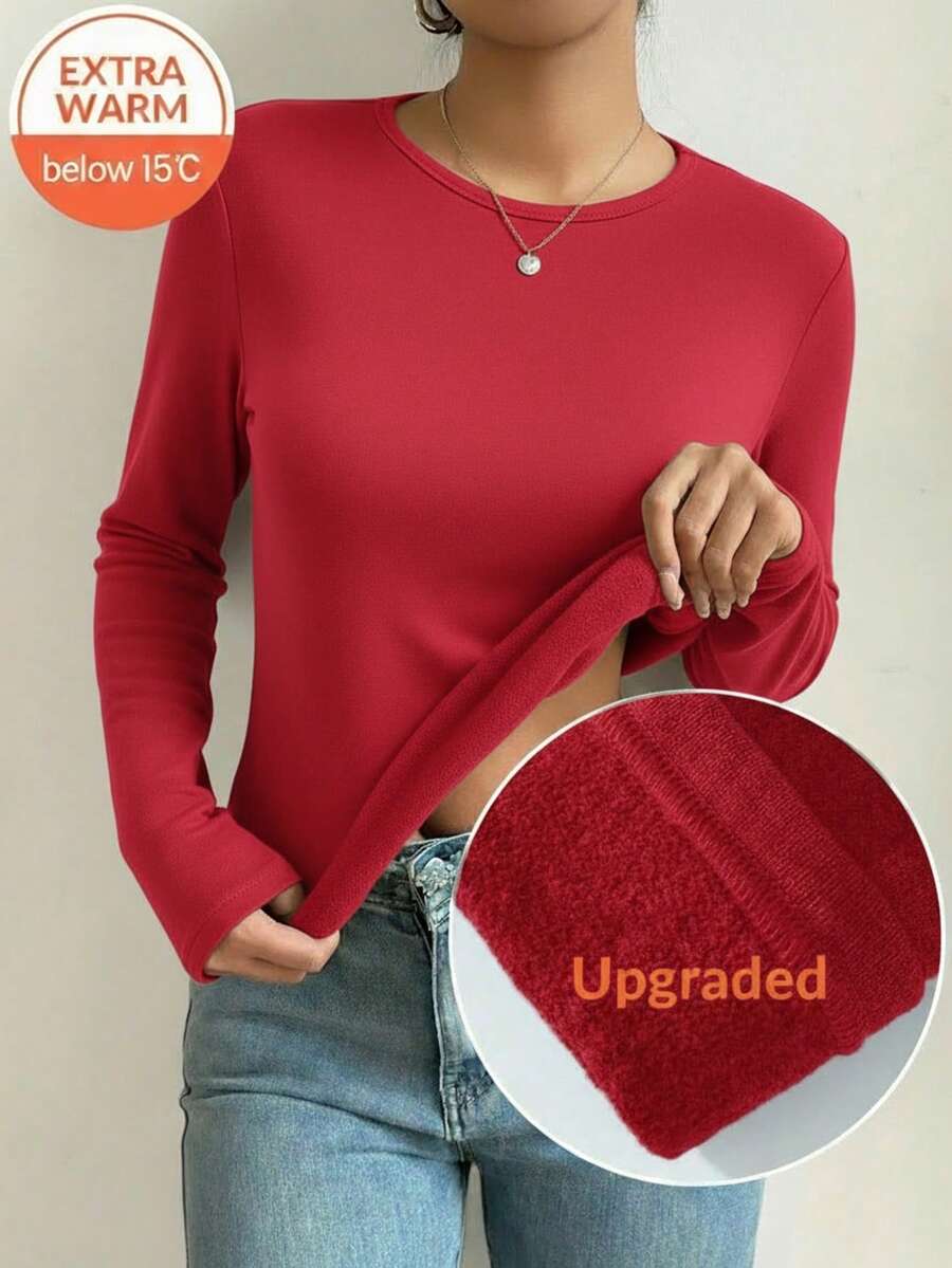 Women Blouses - Red - View 1
