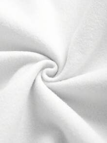 EMERY ROSE Plus Size Women's Casual Leopard Print Drop Shoulder Sweatshirt With Thermal Lined, Autumn/Winter - Light Grey - View 4