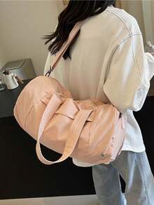 Casual Sport Bag For Women Men Shoulder Crossbody Bag,Tote Handbag School College Messenger Bag For Gym Workout Yoga Pilates Weekender Overnight Travel Duffel Bag