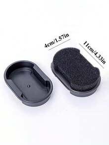1pc All-In-One Shoe Shine Sponge, Suitable For Cleaning, Maintenance Of Leather Shoes And Bags