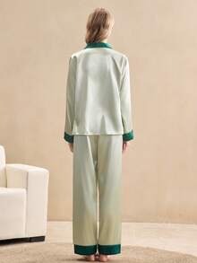 EverLounge Women's Soft & Comfortable Pajama Set, Long Sleeve Shirt And Long Pants, Suitable For All Seasons Loungewear, New Style For 2025 Fall Winter Clothes - Multicolor - View 2