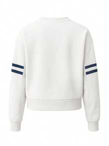 Tommy Hilfiger Relaxed Girls Sweatshirt Grey Heather - 淺灰色 - 查看 2