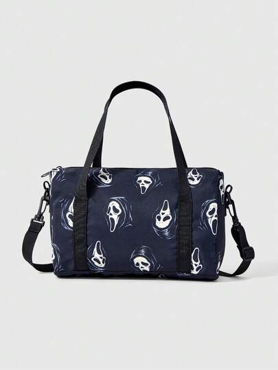 Grunge Punk 1pc Oblique Shoulder Bag, Suitable For College Students, Shopping, Parties, And Casual Wear